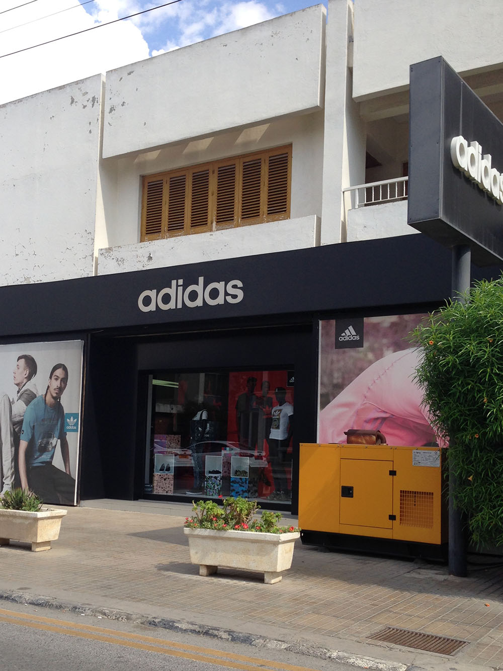 The “real” thing: A shop on Dereboyu, the main shopping street outside the walls in north Nicosia. Photo by Rebecca Bryant.