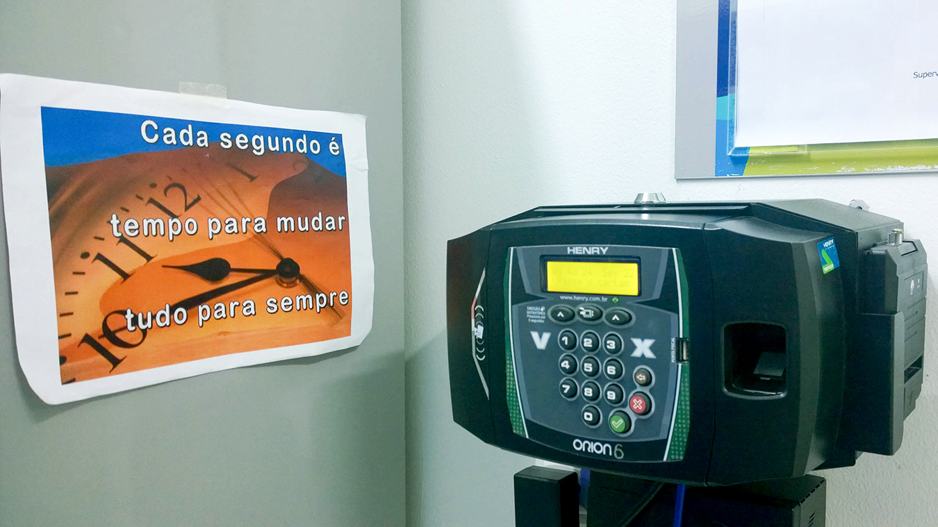 “Every second is a moment to change things forever.” Poster in CSCI headquarters. Photo by Benjamin Fogarty-Valenzuela.