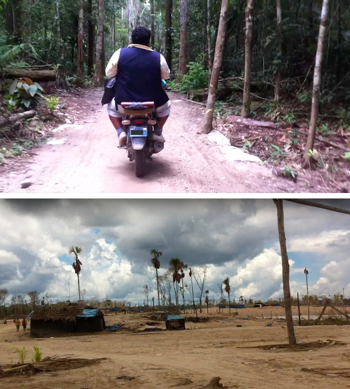 Into the rain forest and in the mines. Photos by Ruth Goldstein.