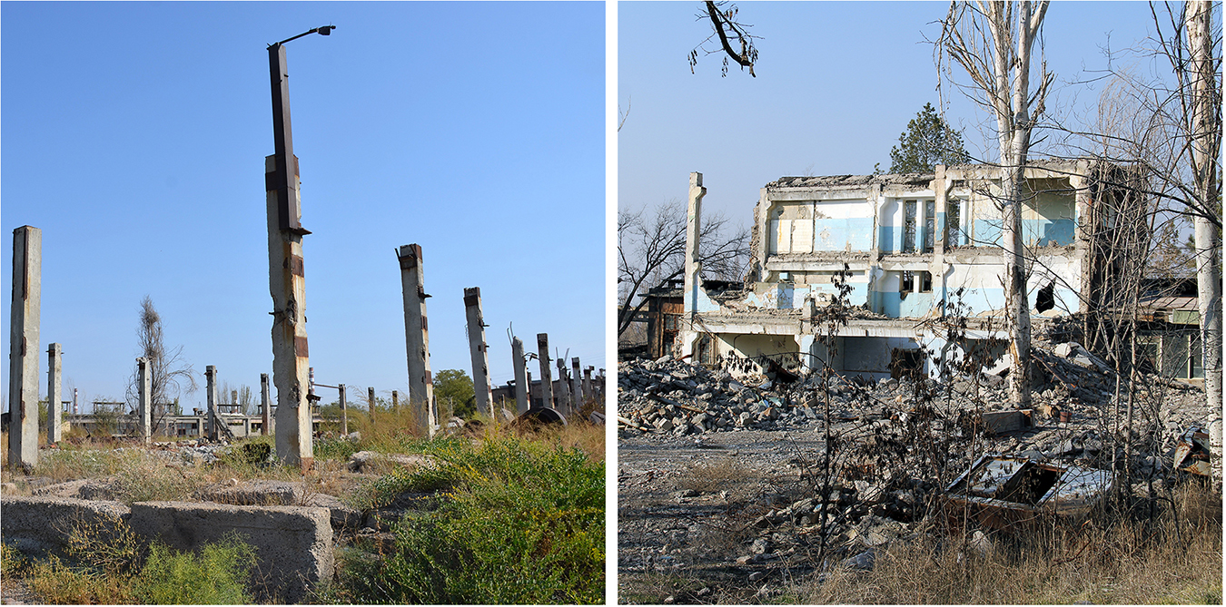 The ruins of Khimzavod. Photos by Lori Khatchadourian.