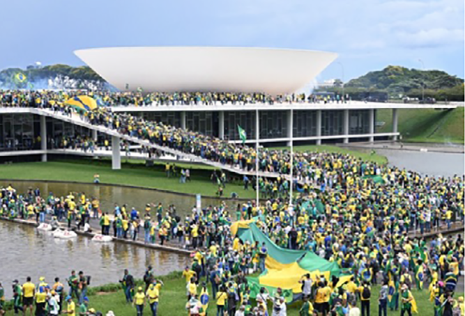 The invasion of Brazilian Congress, January 8, 2022. Source: AFP - EVARISTO SA.